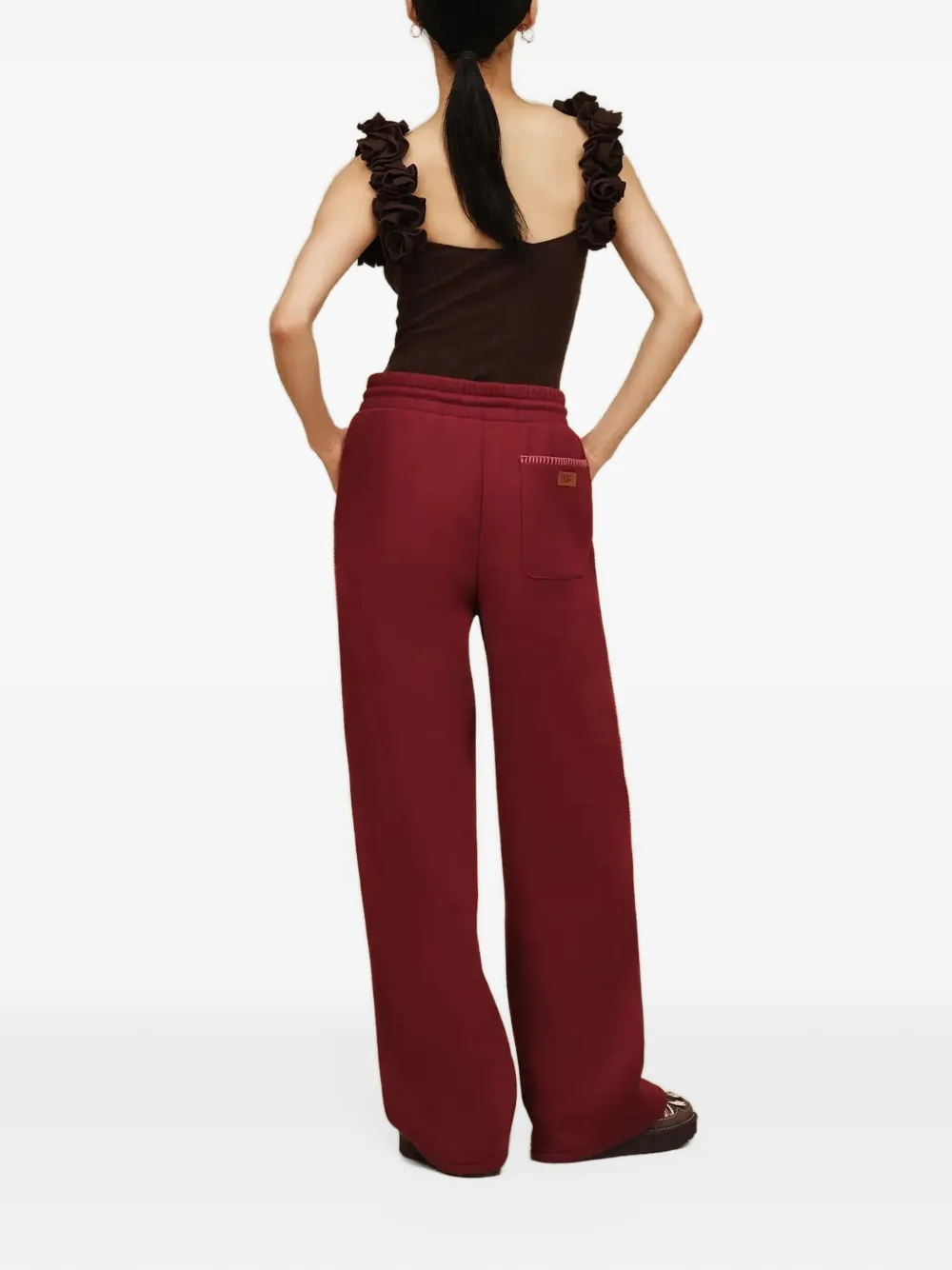UGG Classic straight-leg pants Rood