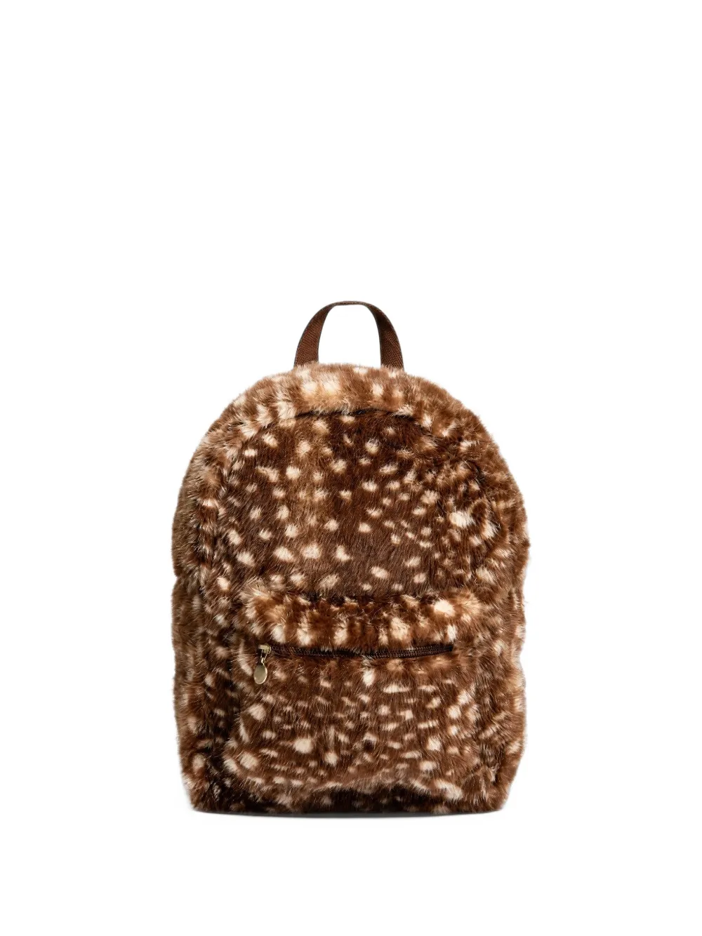 Bonpoint Ganj fawn-print faux-fur backpack Bruin