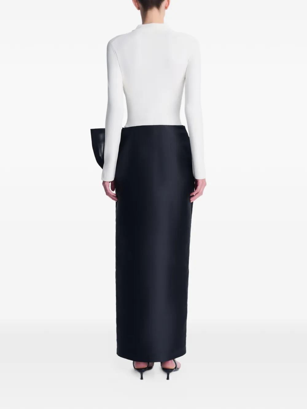 SIMKHAI Coralyne bow-detail gown Zwart