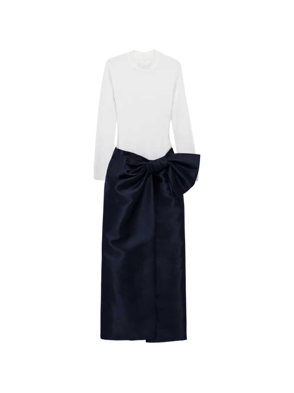SIMKHAI Coralyne bow-detail gown Zwart