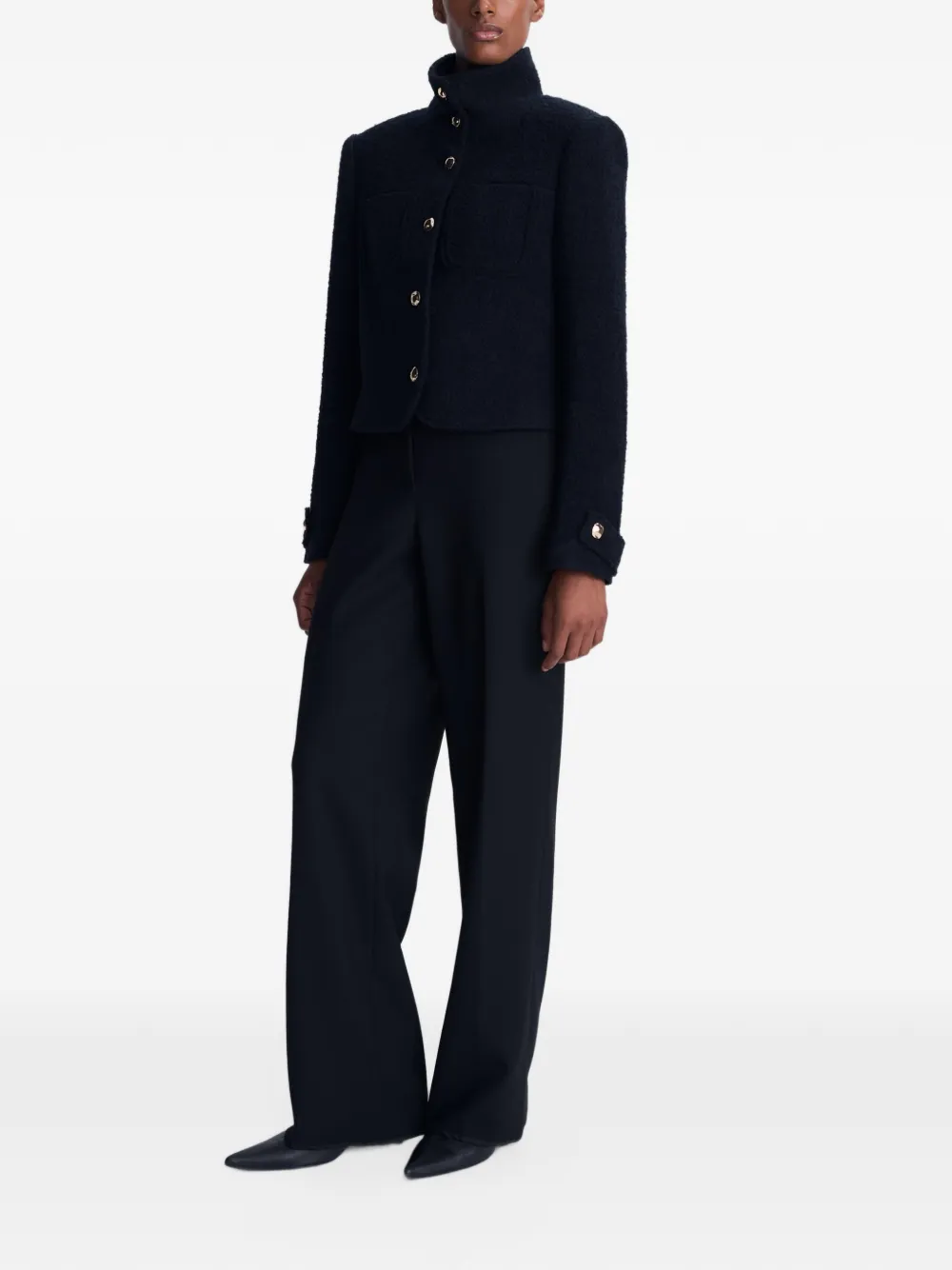 SIMKHAI Wilcox fitted jacket Zwart