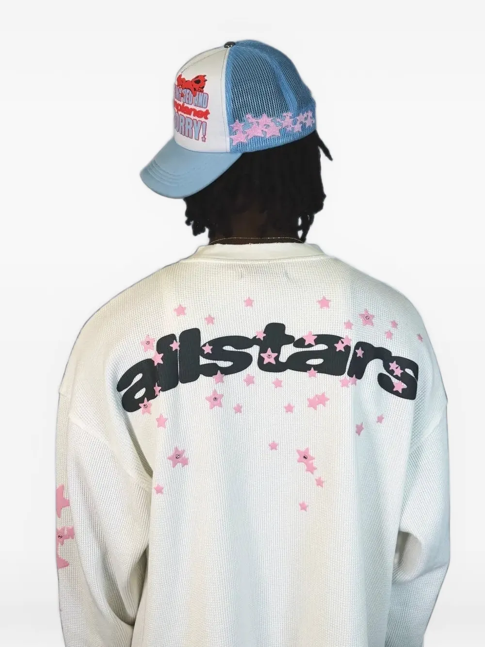 BROKEN PLANET Allstars waffle-knit T-shirt Beige