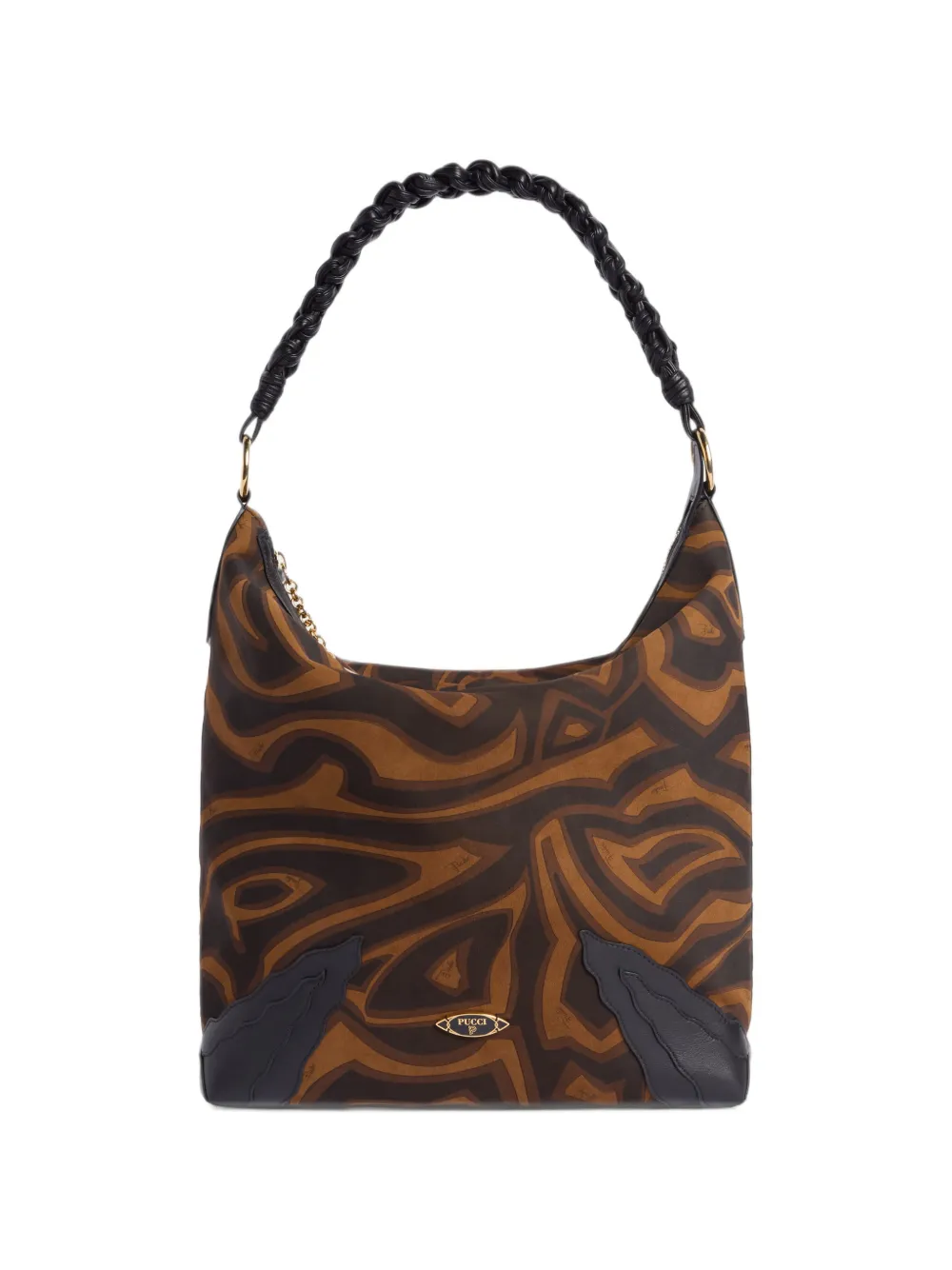 PUCCI Palio shoulder bag Bruin