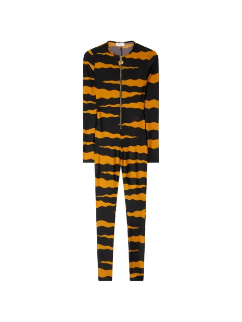 PUCCI Fiamme-print lycra jumpsuit