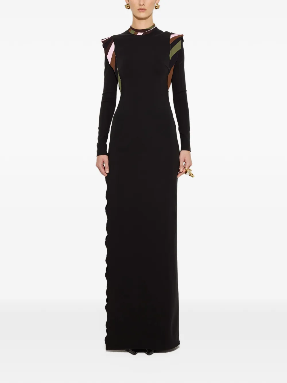 PUCCI super-stretch Cady dress Zwart