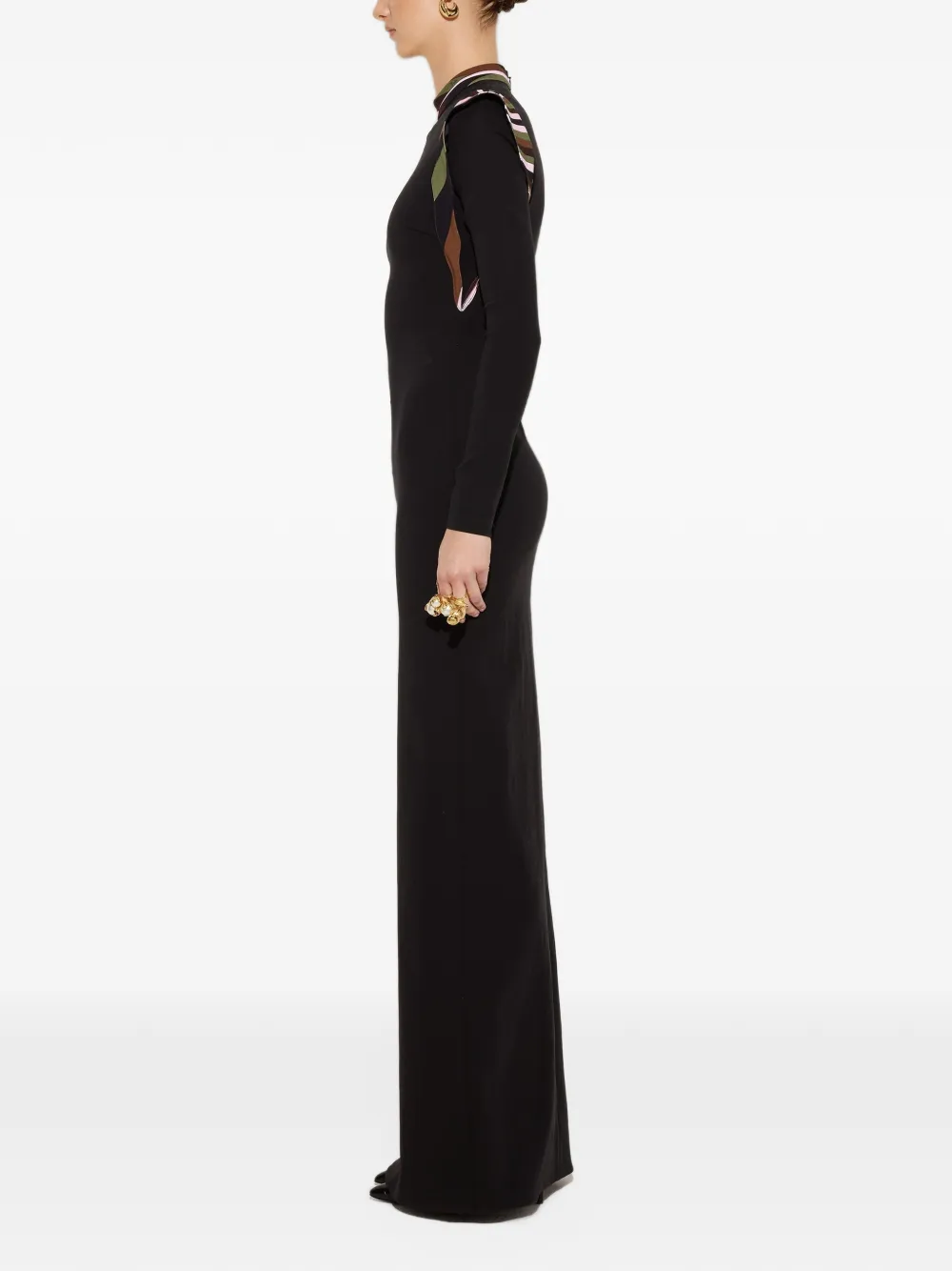 PUCCI super-stretch Cady dress Zwart
