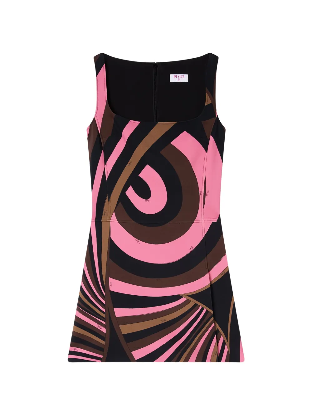 PUCCI Iride-print cady dress Roze