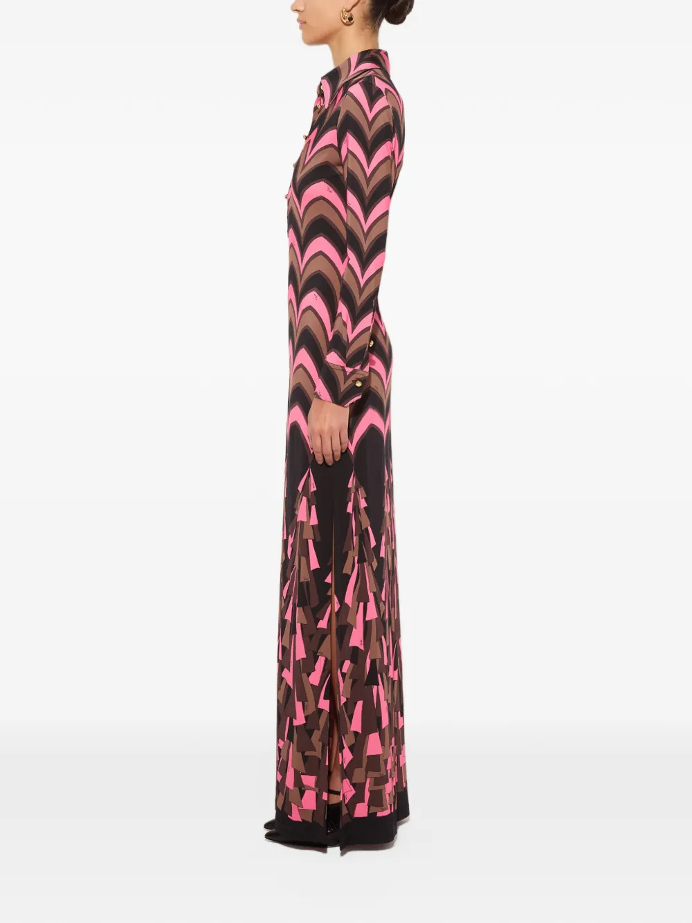 PUCCI Baiadera-print jersey dress Zwart