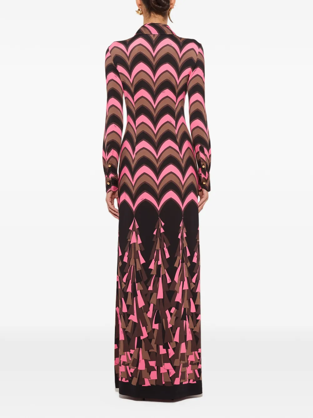 PUCCI Baiadera-print jersey dress Zwart