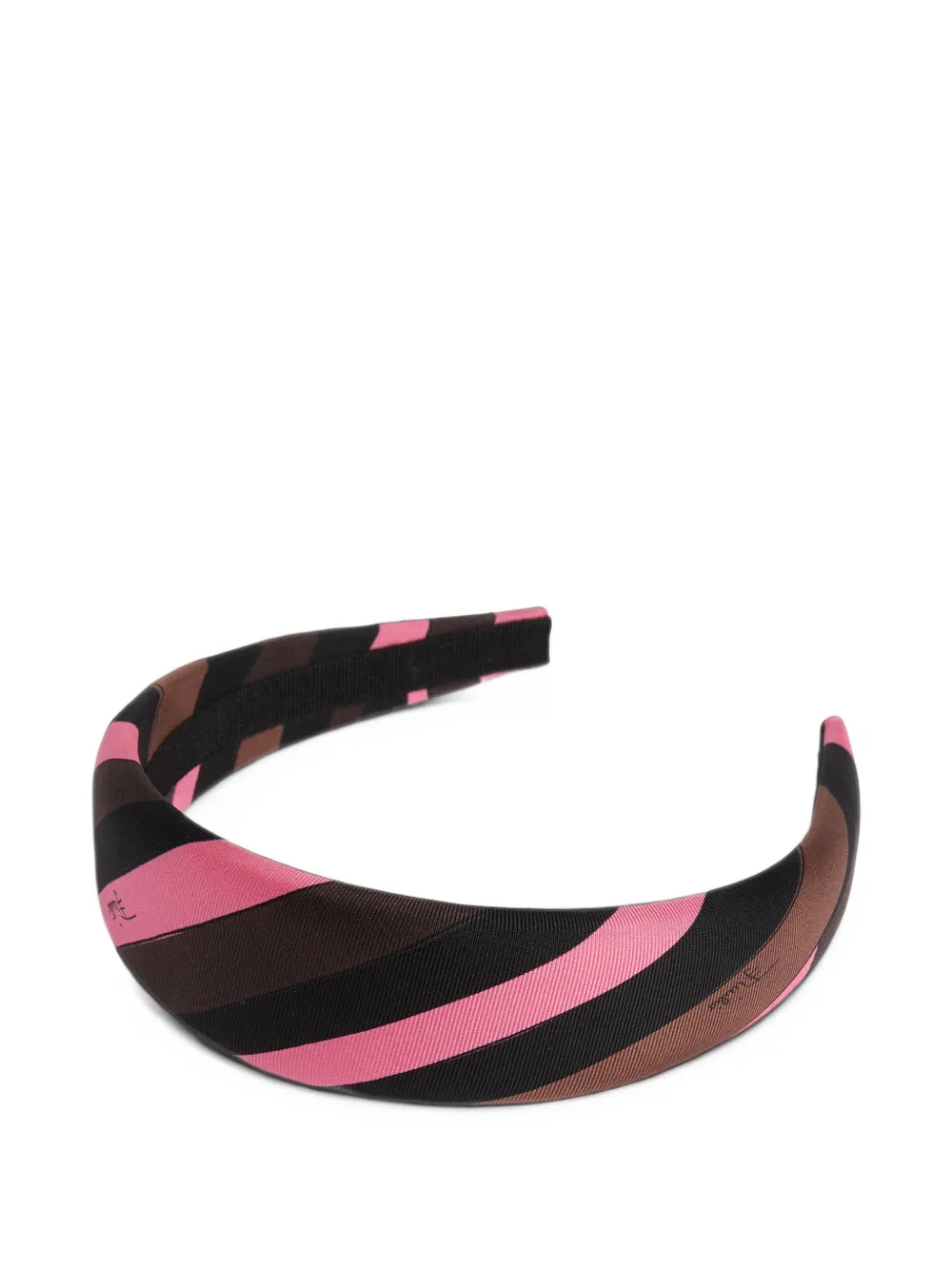 PUCCI Iride-print silk headband - Nero