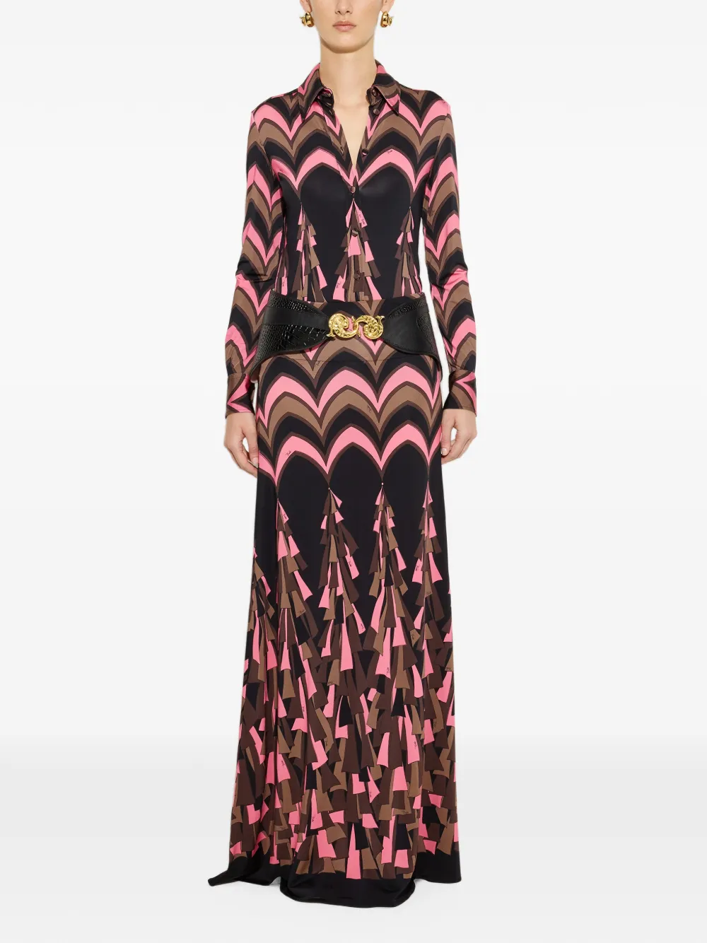 PUCCI Baiadera print jersey skirt Zwart