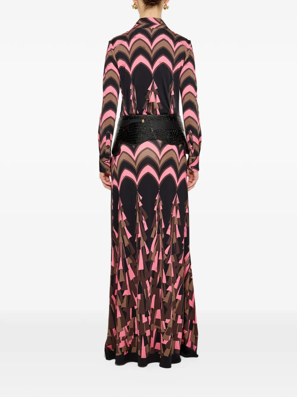 PUCCI Baiadera print jersey skirt Zwart