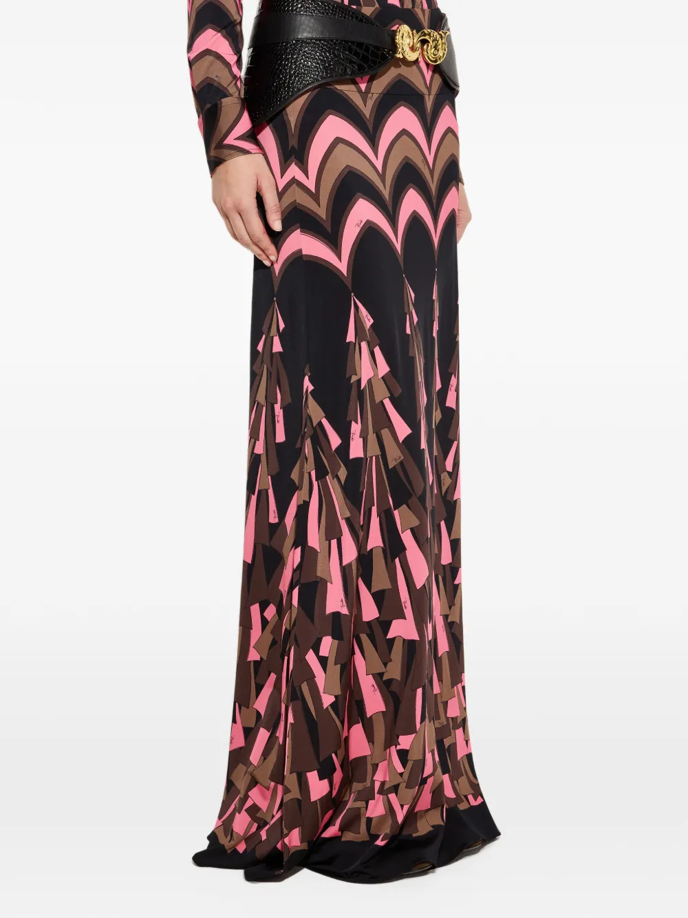 PUCCI Baiadera print jersey skirt Zwart