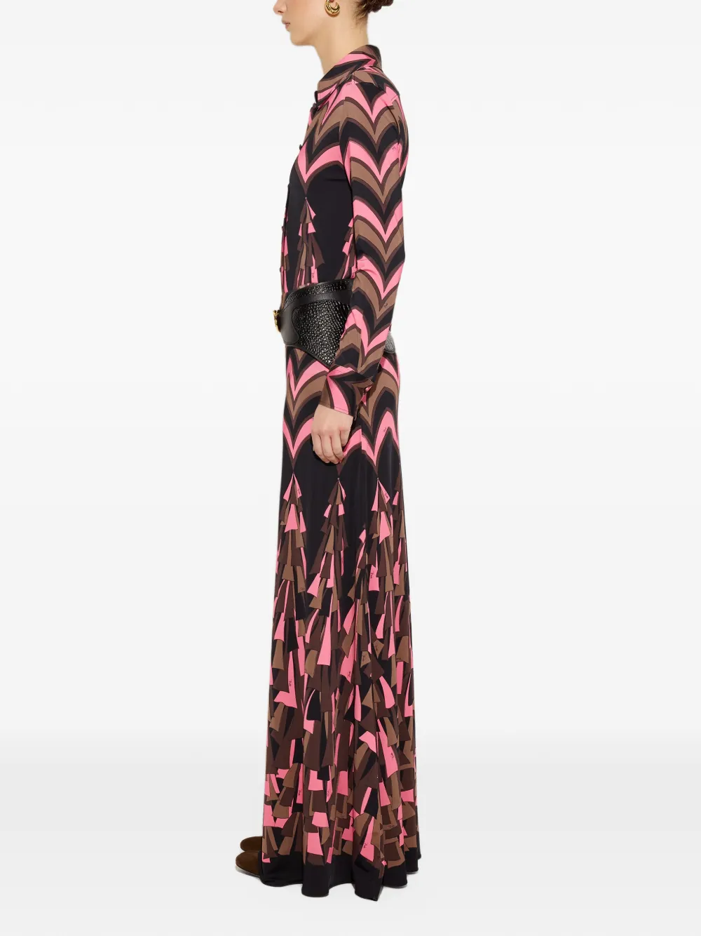 PUCCI Baiadera print jersey skirt Zwart