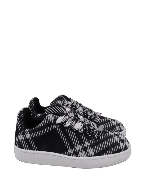 Burberry Pre-Owned Check-Knit Box sneakers