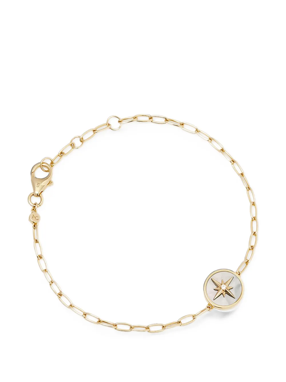 Astley Clarke Polaris Mother-of-pearl Bracelet In Yellow