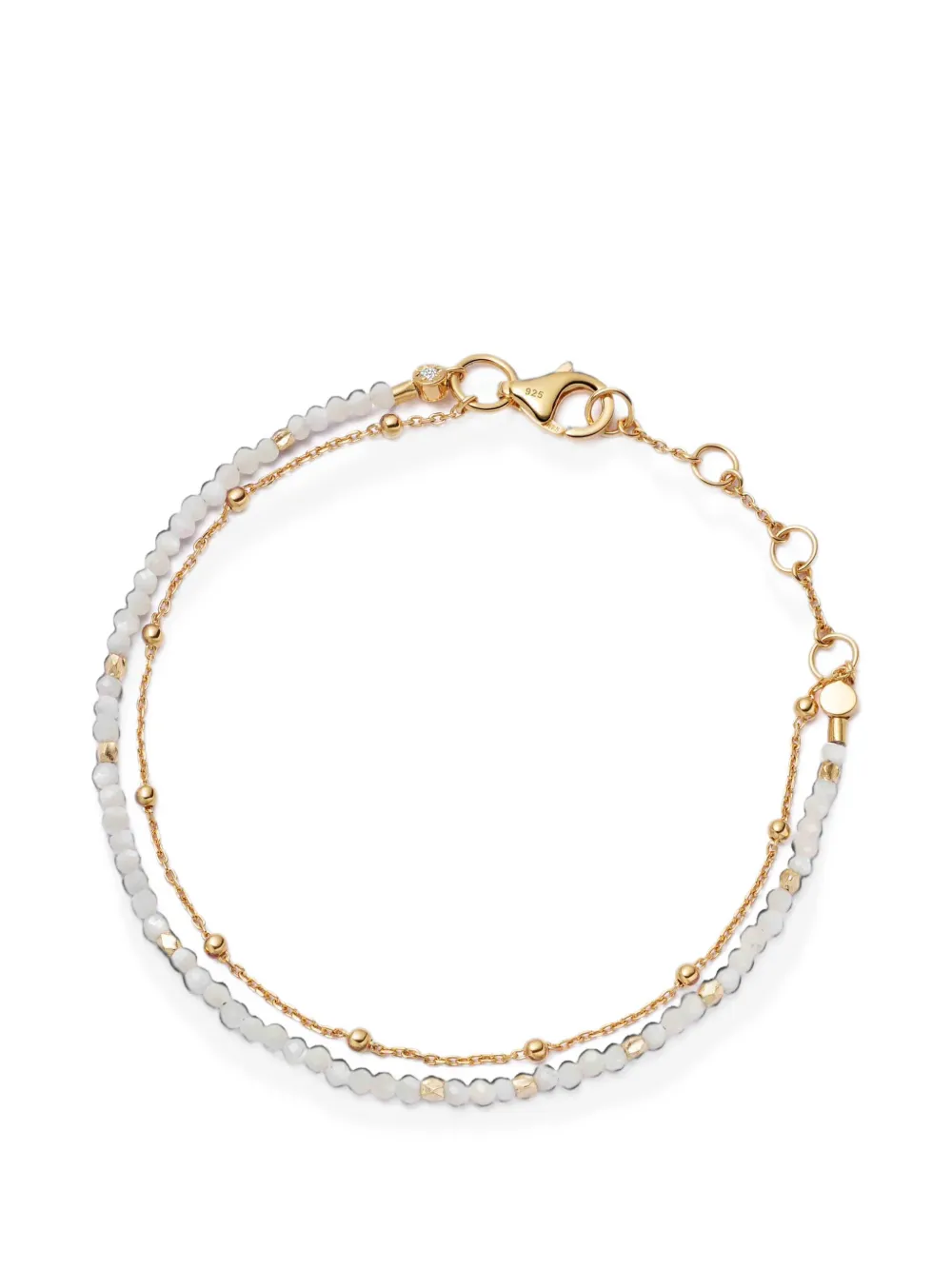 Astley Clarke Biography Mother-of-pearl Bracelet In Gold