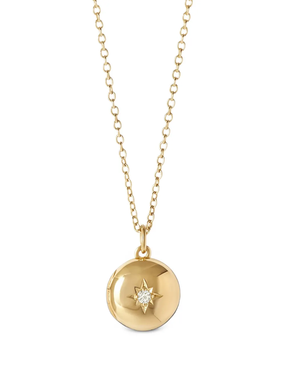 Astley Clarke Biography Locket Necklace In Gold