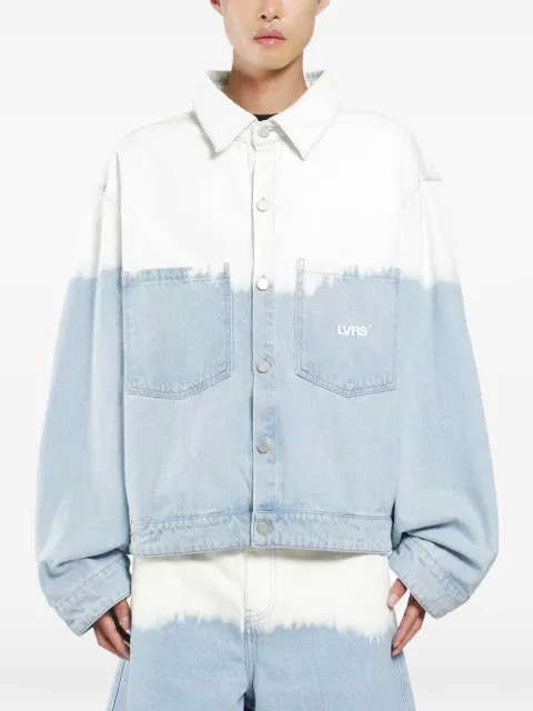 ADRIATIQUE x Antonioli LVRS dip-dye denim jacket