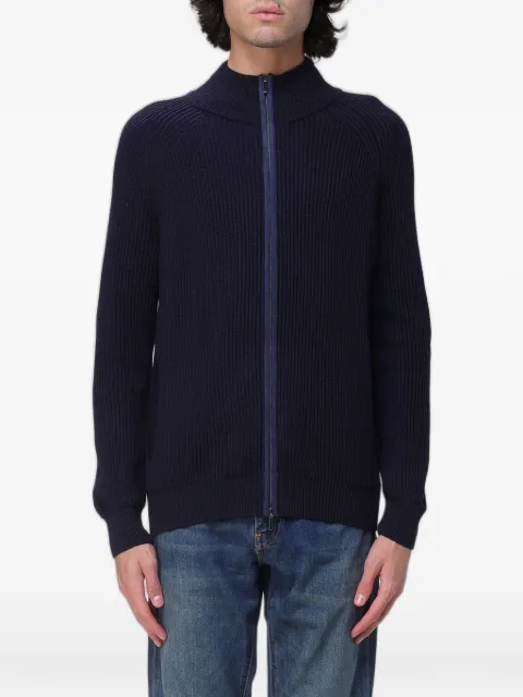  XC ribbed-knit zip-up cardigan