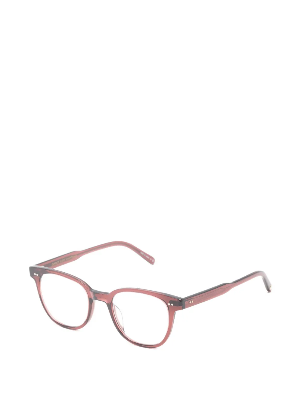 Garrett Leight Embury bril met vierkant montuur Rood