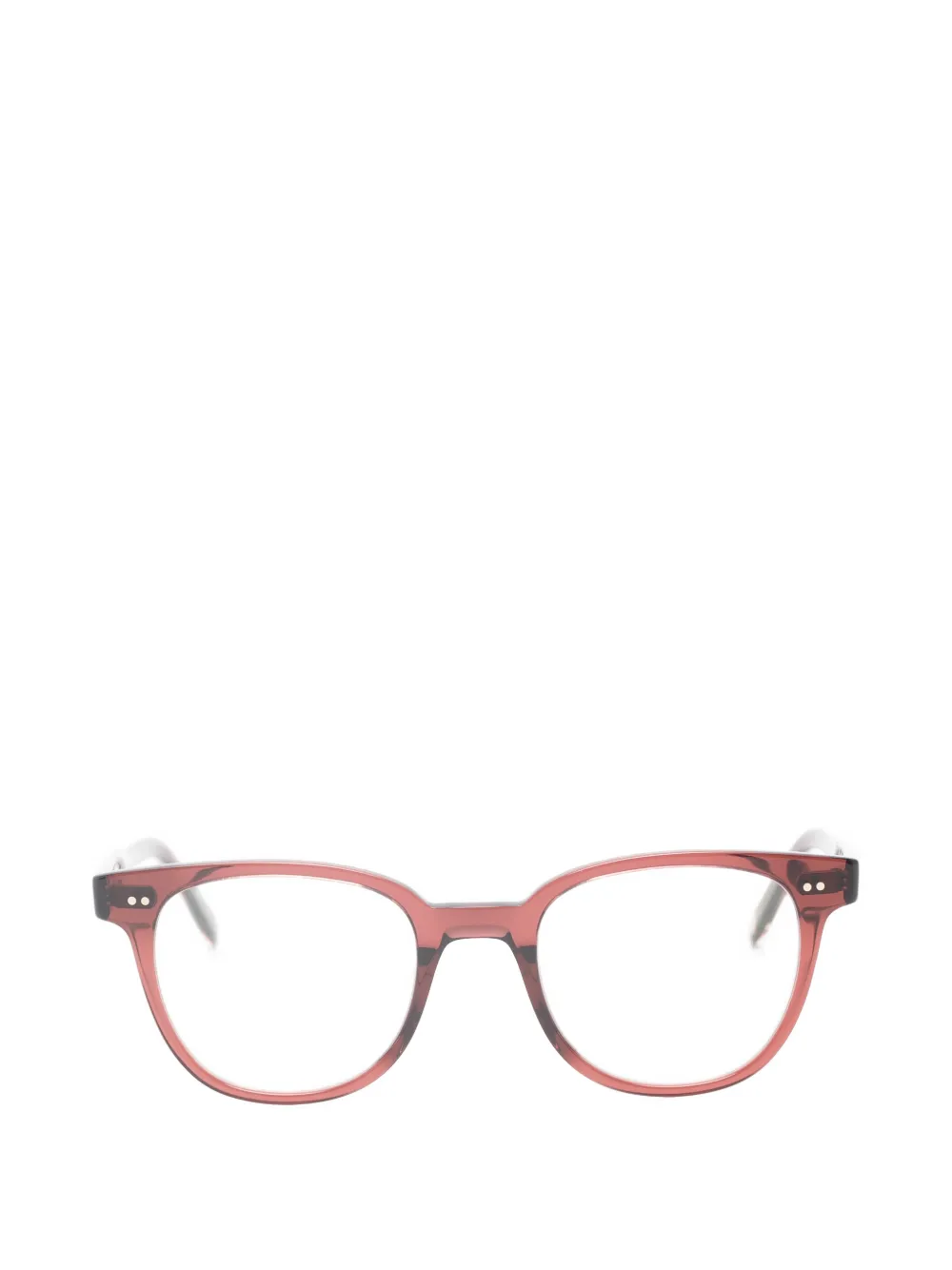 Garrett Leight Embury bril met vierkant montuur Rood