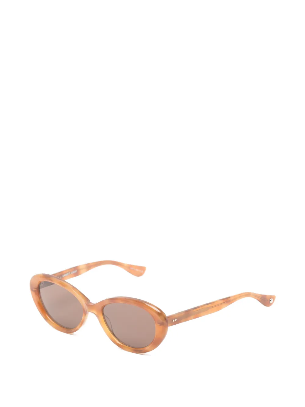 Garrett Leight Ingénue zonnebril met cat-eye-montuur Bruin