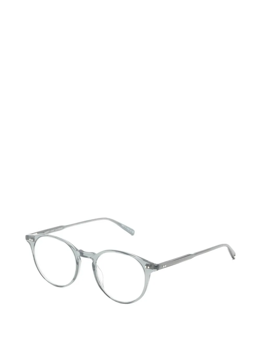 Garrett Leight Clune bril met rond montuur Grijs