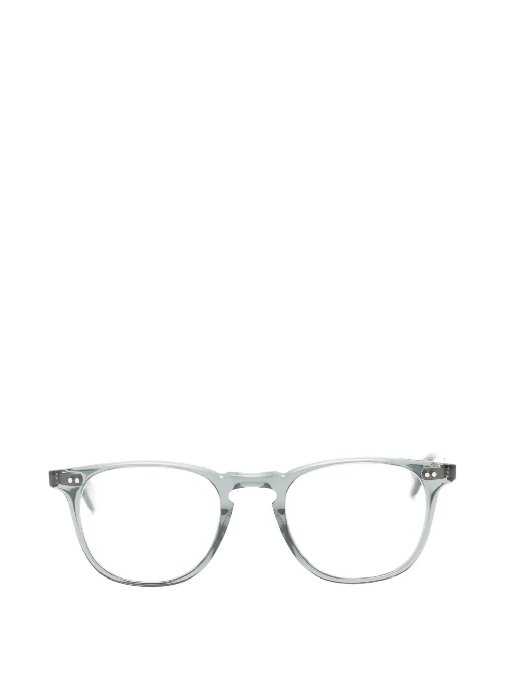 Garrett Leight Wilshire bril met vierkant montuur Grijs