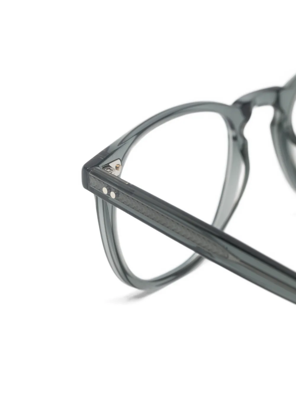 Garrett Leight Wilshire bril met vierkant montuur Grijs