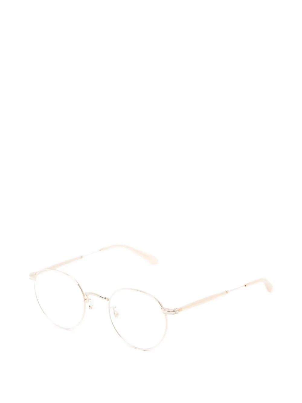 Garrett Leight Wilson bril met rond montuur Goud