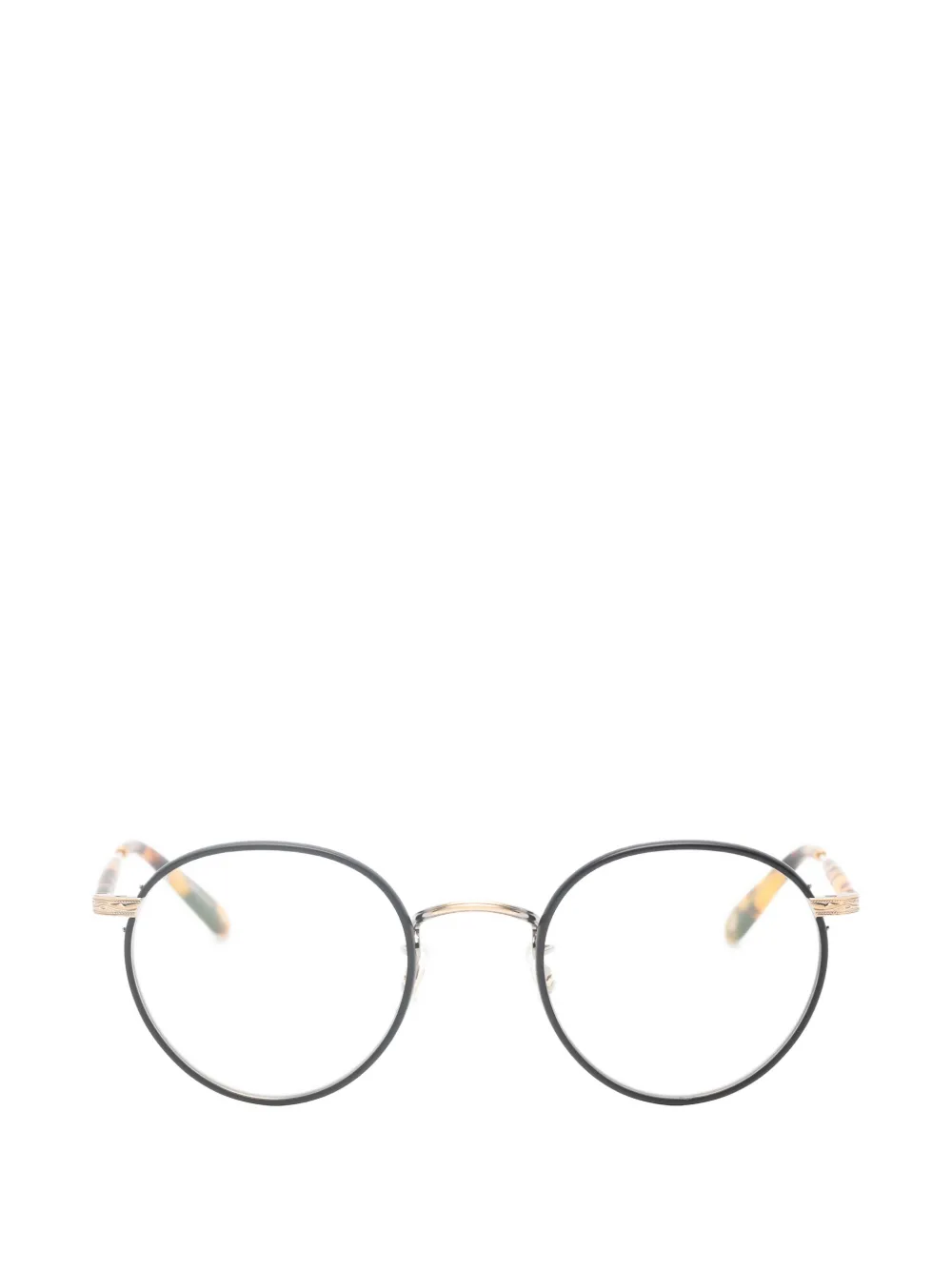 Garrett Leight Wilson bril met rond montuur Zwart