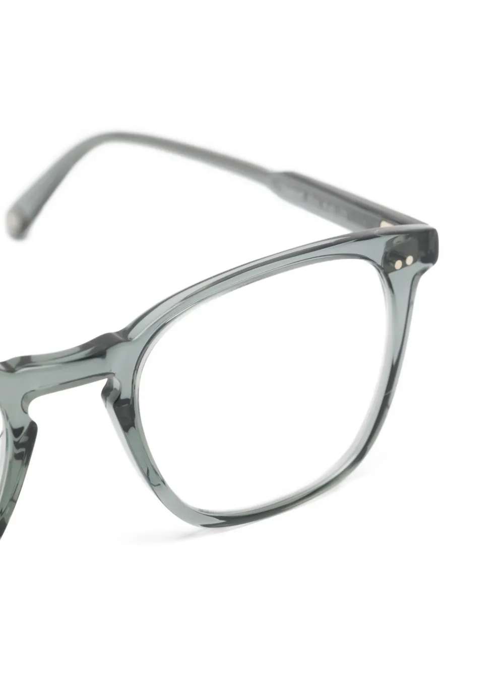 Garrett Leight Albright bril met vierkant montuur Grijs