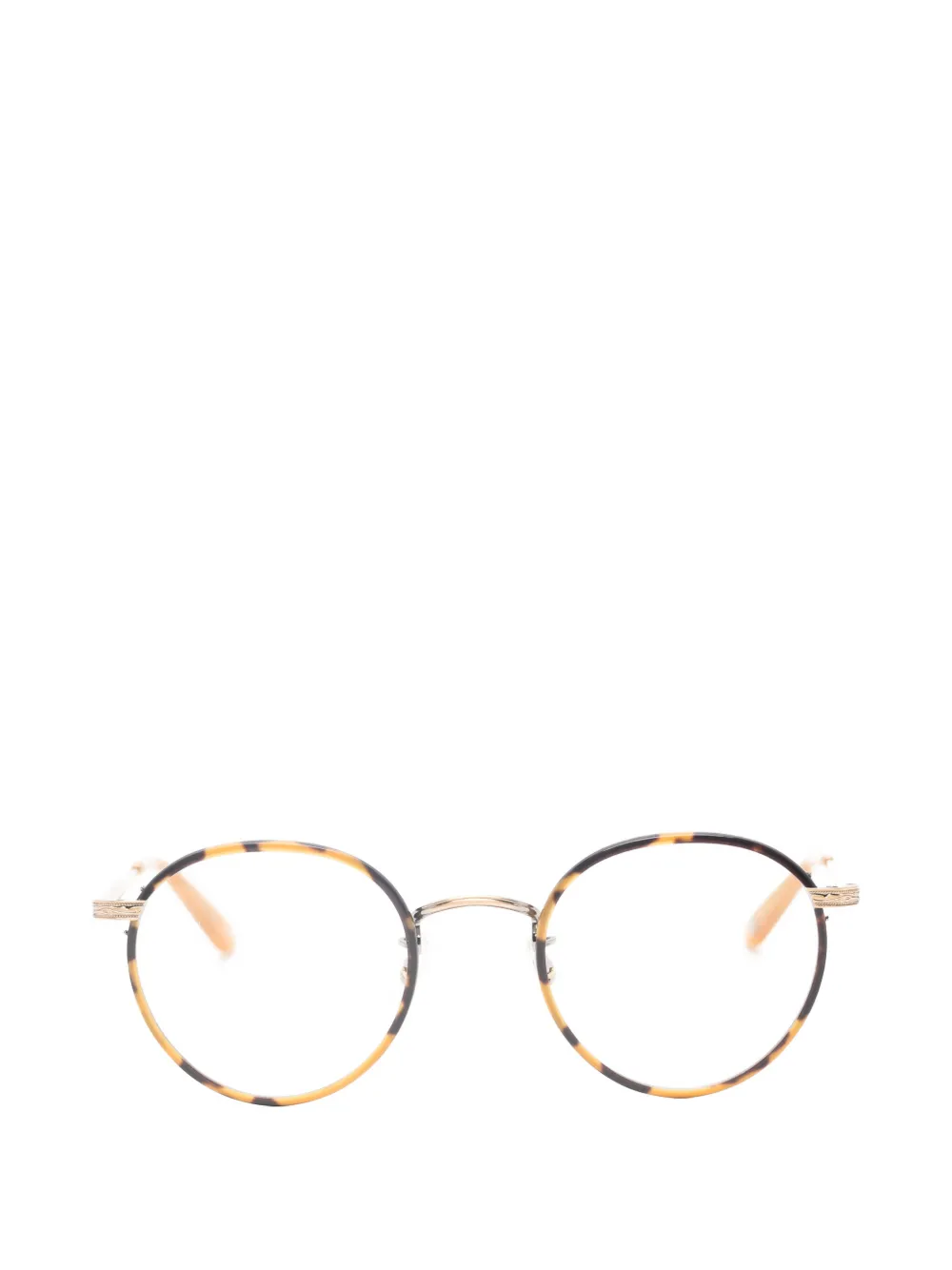 Garrett Leight Wilson bril met rond montuur Bruin