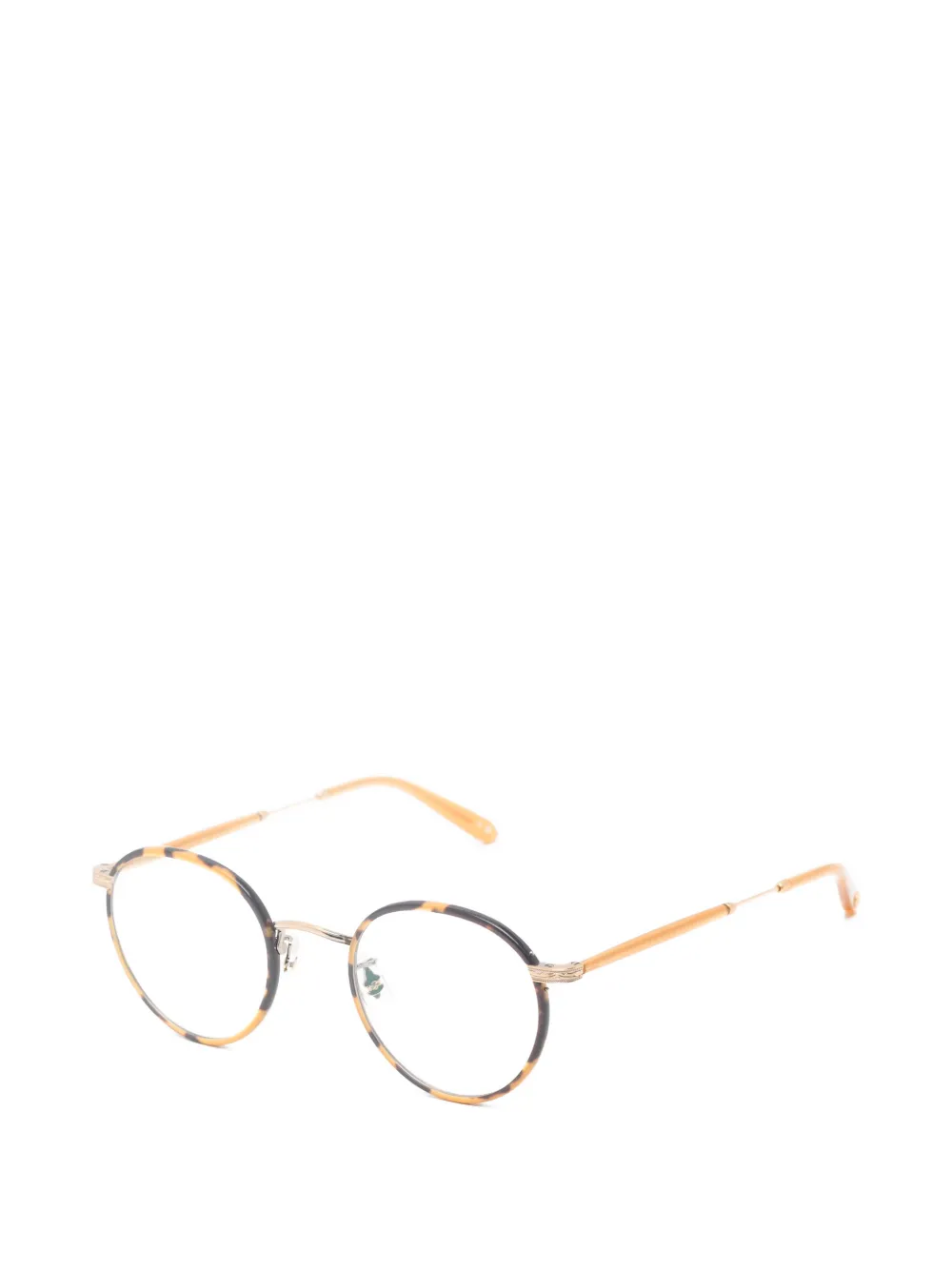 Garrett Leight Wilson bril met rond montuur Bruin