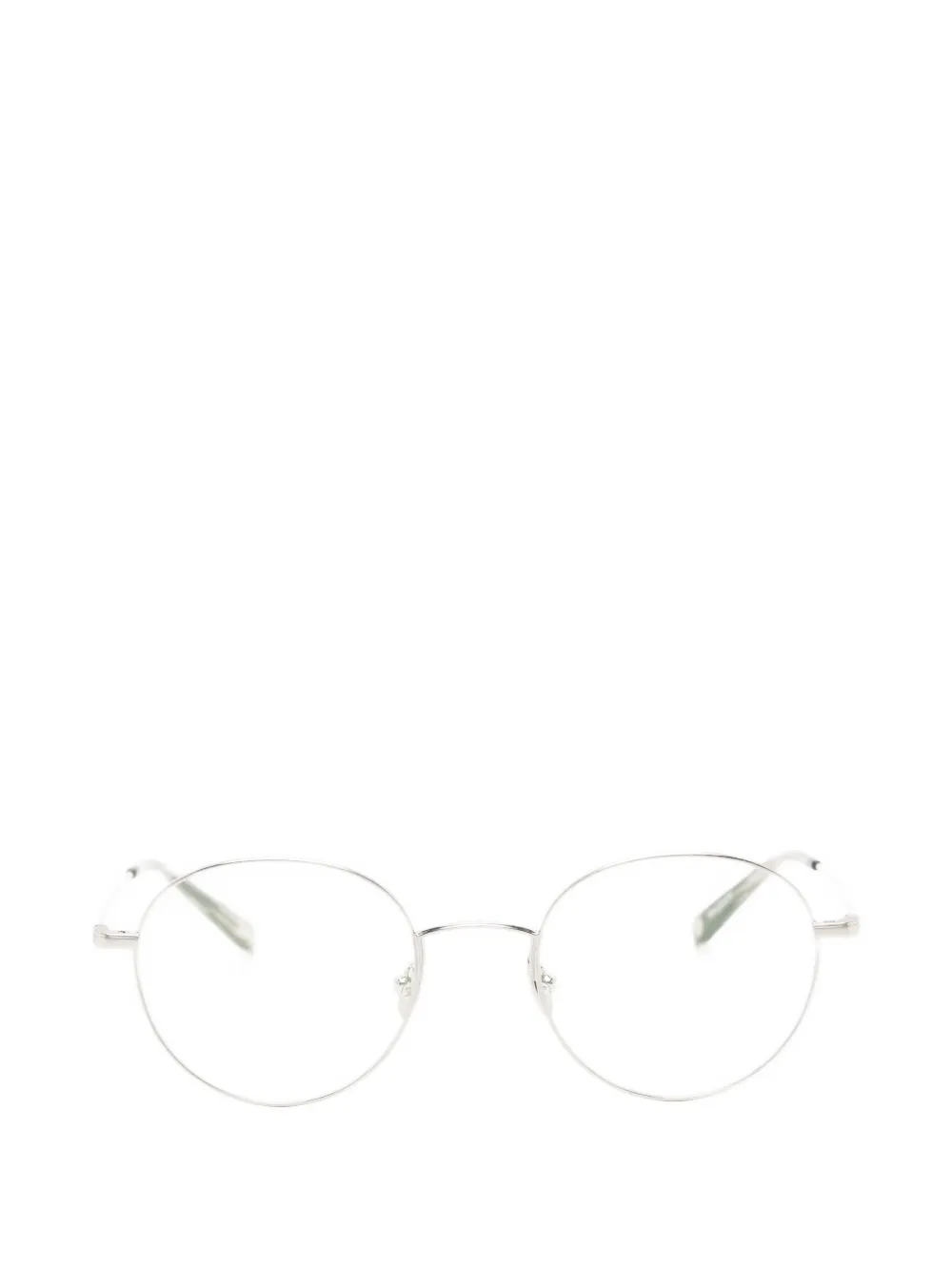 Garrett Leight Cloy II bril met rond montuur Zilver