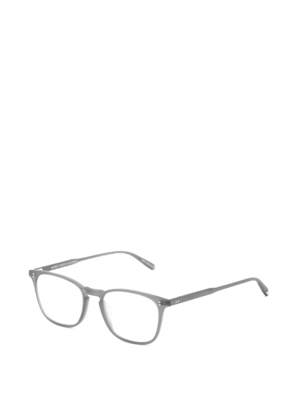Garrett Leight Boon bril met vierkant montuur Grijs
