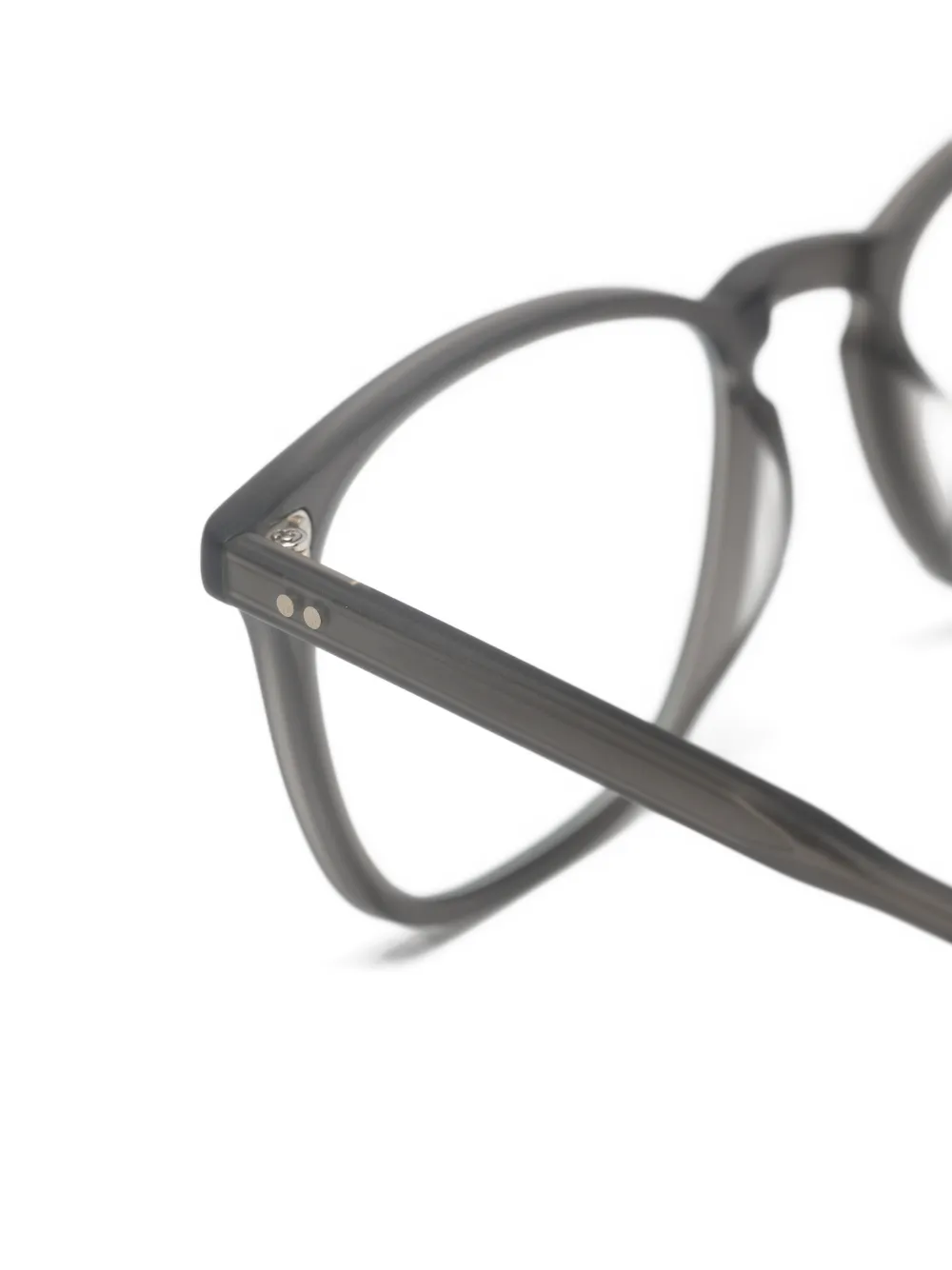 Garrett Leight Boon bril met vierkant montuur Grijs