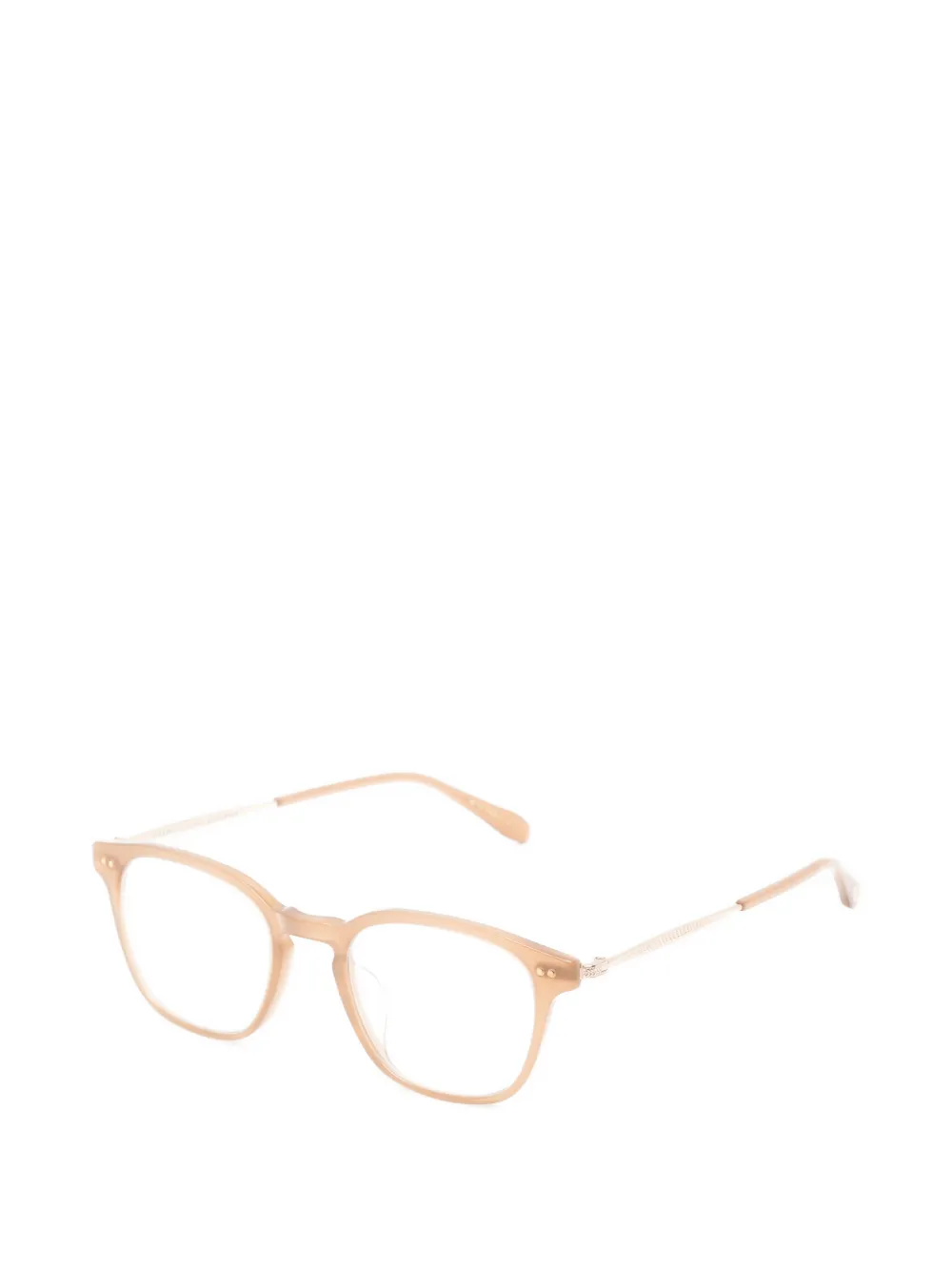 Garrett Leight Clark J bril Beige