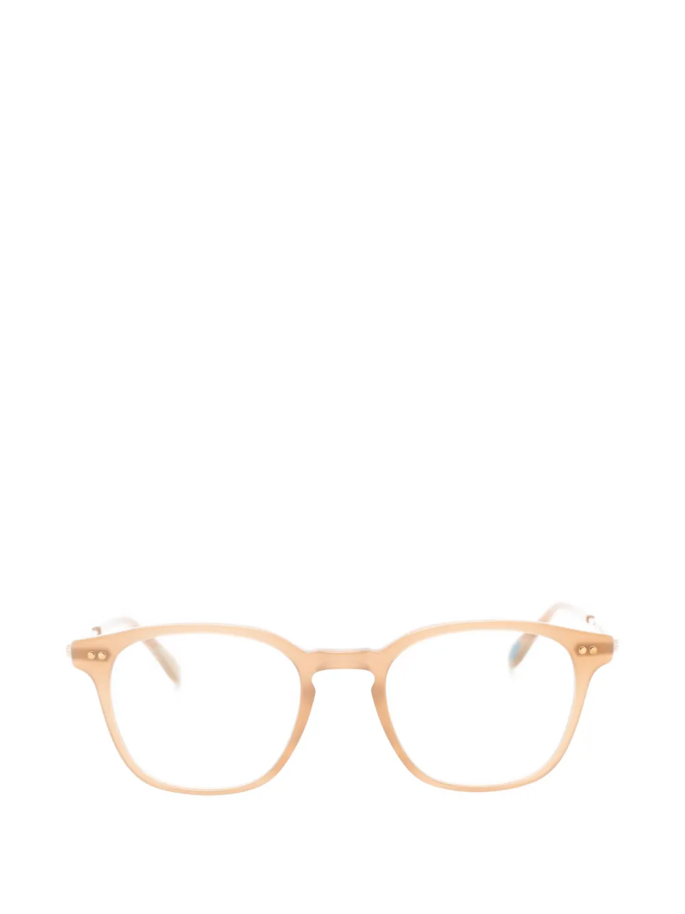 Garrett Leight Clark J bril Beige
