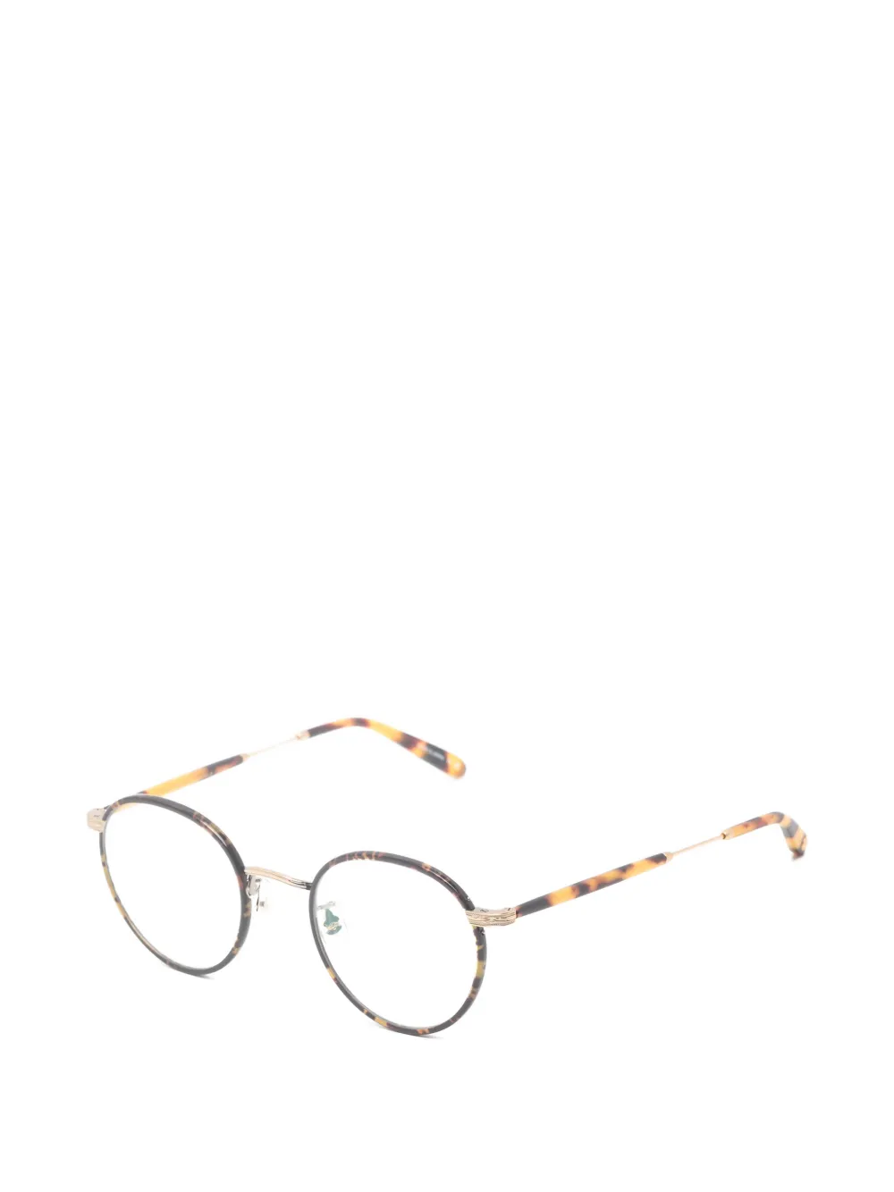 Garrett Leight Wilson bril met rond montuur Bruin