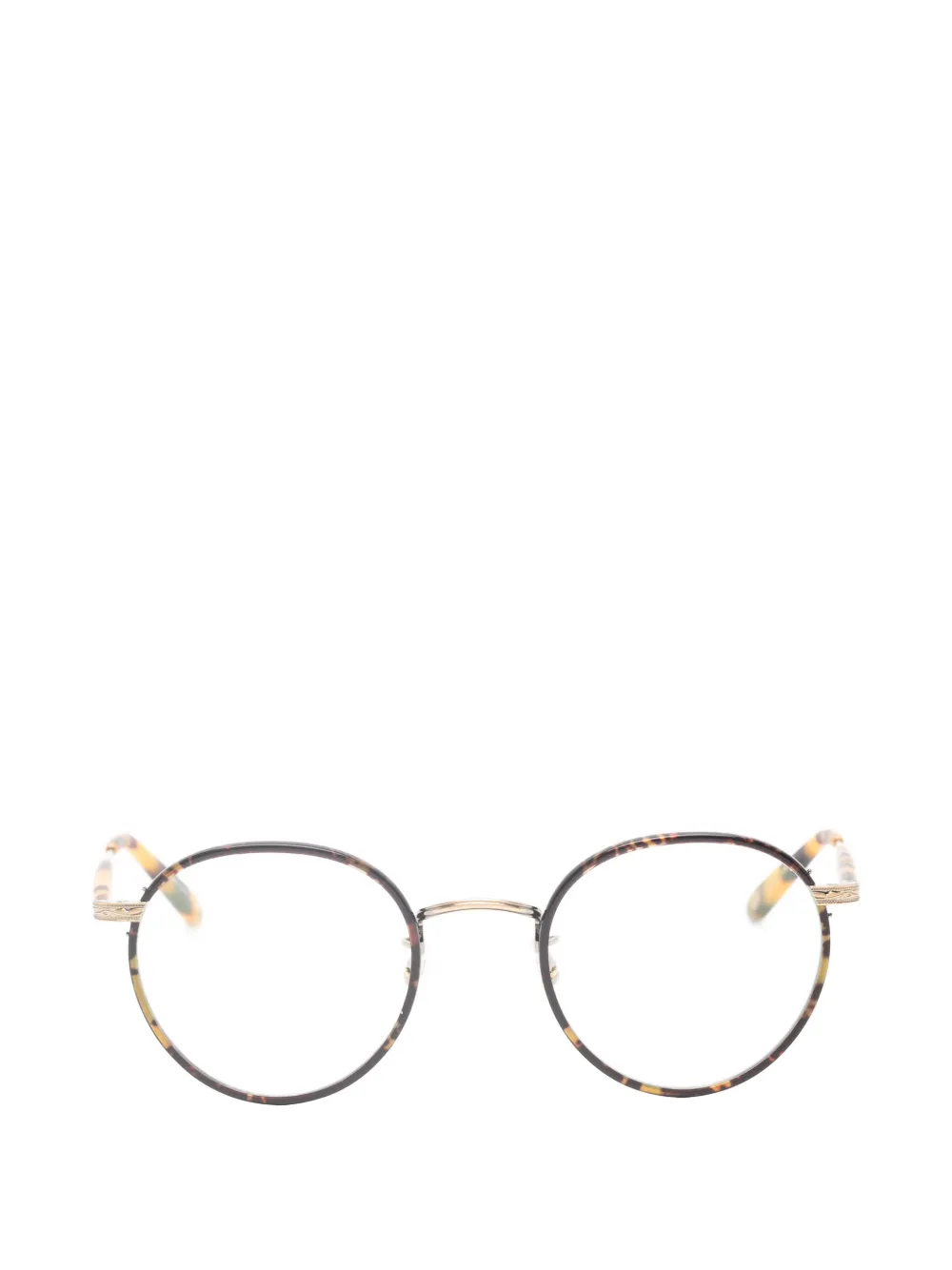 Garrett Leight Wilson bril met rond montuur Bruin