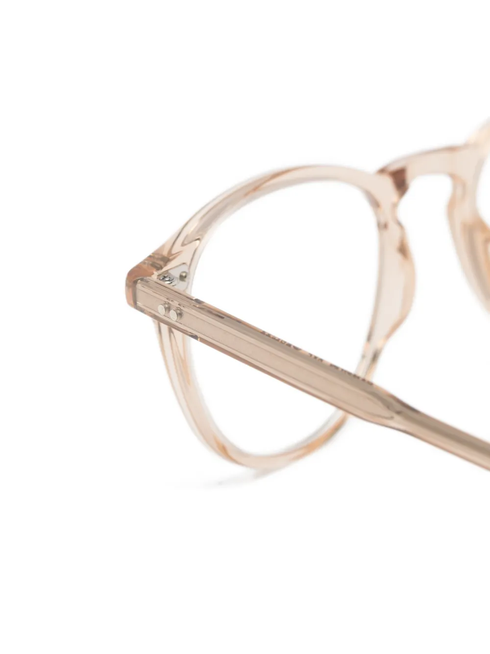 Garrett Leight Hampton bril Beige