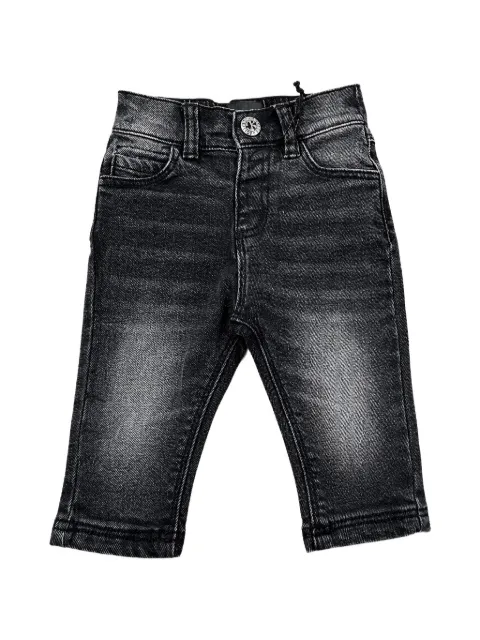 John Richmond Junior faded logo-print jeans