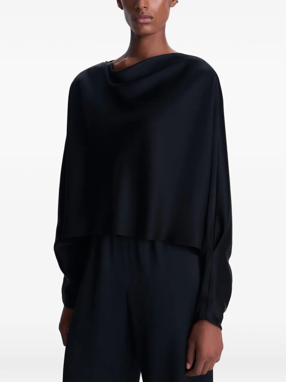 SIMKHAI Bearitz dolman-sleeve top Zwart