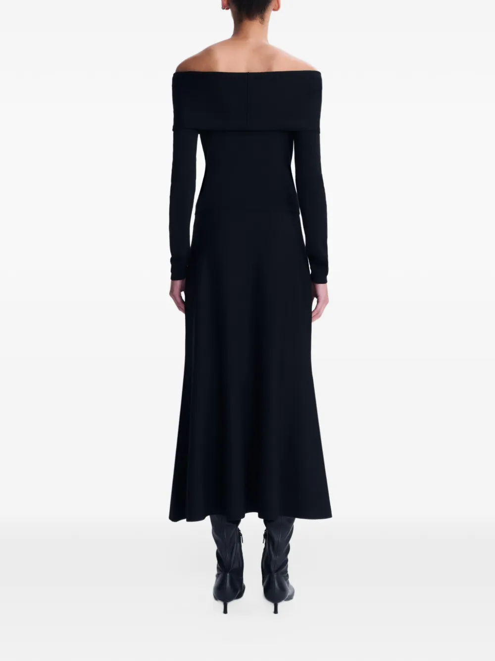 SIMKHAI Delphia off-shoulder sweater Zwart