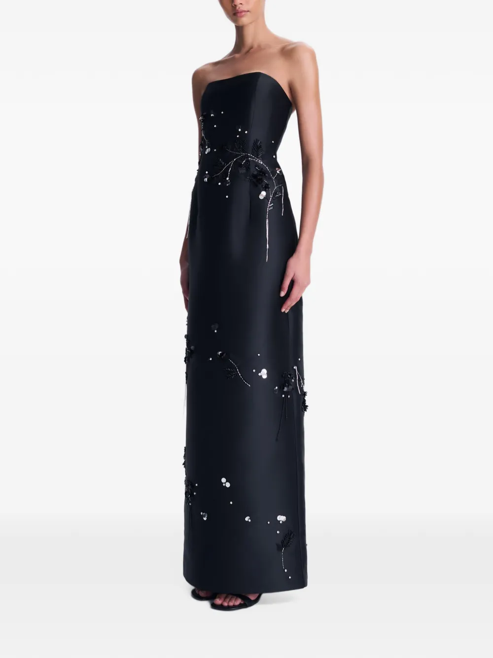 SIMKHAI Zirelle embellished gown Zwart