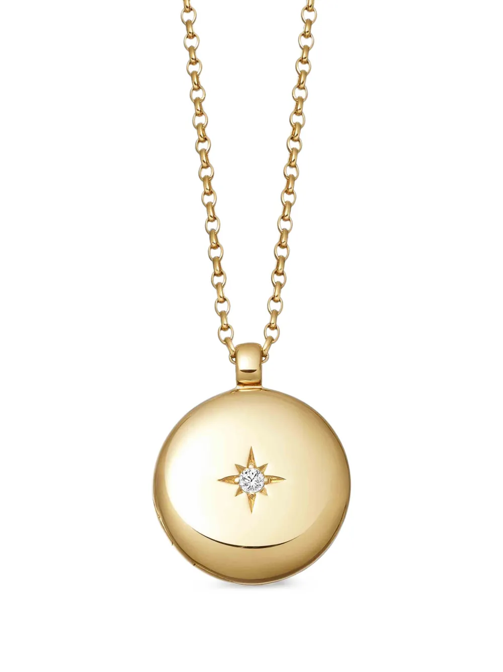 Astley Clarke Biography Star-engraved Necklace In Gold