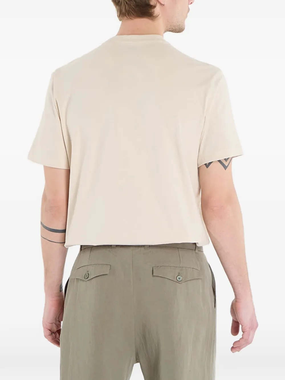 GUESS USA logo T-shirt Beige