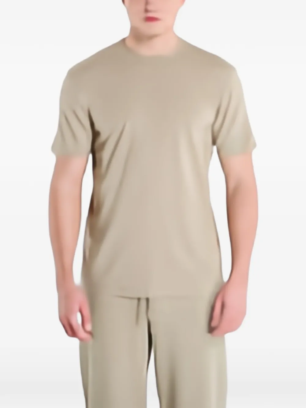 GUESS USA logo-patch T-shirt Groen